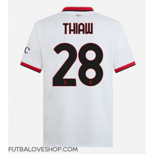 Dres AC Milan Malick Thiaw #28 Preč 2024-25 Krátky Rukáv